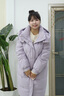 雪中飛長(cháng)款羽絨服女2025冬季新款寬松大碼時(shí)尚保暖90絨連帽外套淺紫色M 曬單實(shí)拍圖