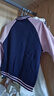 迪士尼女童棒球服外套秋女孩秋裝上衣女寶兒童外套朱迪棒球服 藏青色150 曬單實(shí)拍圖