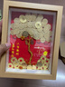八方來(lái)財硬幣發(fā)財樹(shù)相框手工diy材料包桌面招財擺件開(kāi)業(yè)禮物 紅底樹(shù)（八方來(lái)財 喜樂(lè )常在） 8寸【15*20cm】含80個(gè)裝飾幣 曬單實(shí)拍圖
