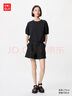 優(yōu)衣庫女裝麻棉短褲/休閑褲子473696 09 黑色 L /160/70A 曬單實拍圖