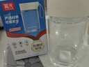 富光清然玻璃杯 高硼硅玻璃水杯子 女生便攜牛奶咖啡刻度茶杯330ml 曬單實(shí)拍圖