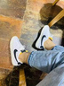新款純原blazer Low開拓者板鞋帶男女大勾低幫百搭情侶休閑運(yùn)動鞋 NK白黑灰 42 曬單實(shí)拍圖