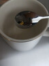 傳旗陶瓷馬克杯帶勺蓋咖啡杯牛奶杯早餐杯辦公杯男女茶杯描金白400ml 曬單實(shí)拍圖