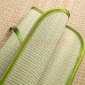 艾薇（AVIVI）枕巾夏季学生宿舍凉席草席枕片婴儿枕席一对装 绿叶 45*65cm 实拍图