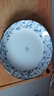 千代源光峰小藍芽餐具 日本進(jìn)口陶瓷碗家用日式吃飯碗米飯面碗湯碗缽碗 7.8英寸圓盤(pán) 曬單實(shí)拍圖
