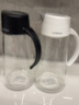 阿司倍鹭（ASVEL）大号玻璃油壶油瓶调味瓶 自动开合调料瓶酱油醋瓶 白黑2个装 实拍图