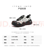 駱駝（CAMEL）丑萌登山鞋女增高厚底運動(dòng)休閑鞋戶(hù)外時(shí)尚徒步鞋 L24S076620米/銀/黑 39 曬單實(shí)拍圖