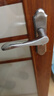 瑪麗（MARIE）衛(wèi)生間門鎖廁所無鑰匙浴室家用洗手間室內(nèi)鋁合金門把手單舌通用型 【孔距110mm】不配鎖舌 不帶鑰匙 曬單實拍圖