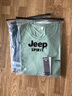 JEEP SPIRIT吉普新款純棉短袖T恤男圓領(lǐng)寬松薄款男士夏季休閑半袖體恤打底衫 DX豆綠+霧霾藍 XL (建議120-135斤) 曬單實(shí)拍圖