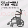 京巧【金榜推薦】折疊可提輪椅老人專(zhuān)用出行小型輕便旅行便攜式手推車(chē) 曬單實(shí)拍圖