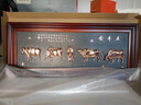 趙氏恒璽（ZONLOLV） 中式銅雕畫(huà)五牛圖紫銅浮雕畫(huà)銅版畫(huà)背景墻書(shū)房辦公室客廳裝飾畫(huà) 五牛圖D款 172cm*74cm 曬單實(shí)拍圖