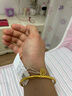 周六福（ZLF）七夕禮物  黃金手鐲女款足金傳承古法工藝手鐲首飾福喜鐲 計價 60mm - 11.41g 曬單實拍圖