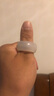 子龍白玉髓扳指白瑪瑙指環(huán)男女款弧形白玉髓戒指寬條戒指簡約百搭 扳指 23-24 曬單實(shí)拍圖