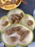COOKSS 寶寶餐盤(pán)硅膠嬰兒學(xué)吃飯分格兒童餐具輔食碗餐盤(pán)帶吸盤(pán) 雙拼綠 曬單實(shí)拍圖