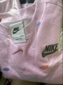 NIKE 耐克童裝女童衛衣+長(cháng)褲2件套春秋季260克毛圈滿(mǎn)印舒適兒童套裝 曬單實(shí)拍圖