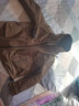 以撒保羅（YISABAOLUO）品牌冬季派克服男士獺兔毛內膽中長(cháng)款皮毛一體青年時(shí)尚皮草大衣保 香檳色無(wú)毛領(lǐng) 5XL -58碼  175-190斤 曬單實(shí)拍圖