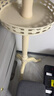 海瑞佳（HARRIECA） 歐式實(shí)木衣帽架落地臥室掛衣架單桿立式家用客廳掛衣服架子包架 05牙白色三腿款【置物托盤(pán)】 曬單實(shí)拍圖