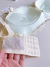 珀萊雅（Polaiya）蕾絲內衣女小胸聚攏收副乳防下垂法式性感美背夏季薄款無(wú)鋼圈文胸 梔子白 75A /75B- 罩杯厚度2.5cm左右 曬單實(shí)拍圖