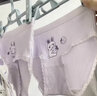 小豬彼特兒童內(nèi)褲女童純棉短褲女孩三角褲大童女寶寶小孩子四角褲不夾屁股 11010紫色兔子【純棉款】 5條 130 cm 身高120-130cm 40-50斤 曬單實(shí)拍圖