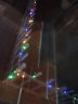 倍绿 太阳能灯串LED户外庭院灯圣诞节装饰灯防水星星灯七彩花园景观灯 200LED 22米 彩色 八功能 实拍图