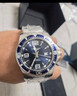 浪琴（LONGINES）瑞士手表 康卡斯?jié)撍盗?機(jī)械鋼帶男表L37424966 曬單實(shí)拍圖
