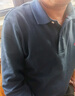 七匹狼長(cháng)袖T恤男士翻領(lǐng)抗菌恒溫固色多彩小狼標商務(wù)休閑透氣POLO上衣 曬單實(shí)拍圖