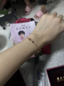 周大生小蠻腰純銀手鏈女輕奢小眾玫瑰金色手飾生日禮物送女友 曬單實(shí)拍圖