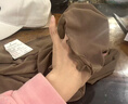 羅蒙（ROMON）品牌蕾絲打底衫女冰絲網(wǎng)紗薄款春夏季防曬內搭T恤長(cháng)袖洋氣雪紡衫 咖色 均碼 曬單實(shí)拍圖