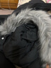 Lee兒童大毛領(lǐng)羽絨服冬季保暖加厚中大童男女童裝中長(cháng)款工裝外套 黑色 165 cm 曬單實(shí)拍圖