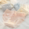 俞兆林5條裝內(nèi)褲女生純棉襠新款少女時尚中腰三角短褲 NK0815小花裝 5條 均碼 （85-125斤） 曬單實拍圖