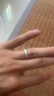 周六福（ZLF）  PT950鉑金戒指男女款白金簡約情侶對戒大氣經(jīng)典婚戒 12號 - 3.64g 曬單實拍圖