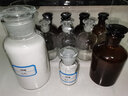 思齊（SiQi） 玻璃廣口瓶磨砂透明大口瓶茶色棕色避光藥棉酒精瓶密封試劑瓶多規(guī)格可選 透明廣口瓶500ml 曬單實(shí)拍圖