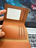 途尊錢(qián)包女士短款簡(jiǎn)約薄款小巧折疊皮夾多功能卡包男款學(xué)生三折零錢(qián)夾 黑色 曬單實(shí)拍圖