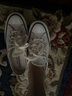 匡威（Converse）官方 Chuck 70 Mule一腳蹬透氣帆布半拖鞋172592C 米黃色/172592C 37 曬單實(shí)拍圖