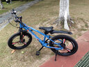 永久（FOREVER）兒童自行車(chē)男女孩6-15歲中大童中小學(xué)生18-22寸鎂合金變速山地車(chē) 鎂合金 藍色 變速 一體輪 22寸 曬單實(shí)拍圖