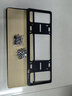 萊琥 適用凱迪拉克CT5/XT5/XT4/XT6/CT6汽車(chē)牌架框車(chē)牌架牌照框套架框 凱迪拉克 黑色【發(fā)前后兩片】 雙內軌道防掰【插入式】 曬單實(shí)拍圖