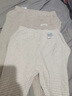 印品棉棉屋2條裝寶寶秋褲純棉磨毛男女孩兒童春秋厚款無骨縫保暖長(zhǎng)褲打底褲 磨毛淺灰條淺灰褲子2件裝 95 （身高90cm左右 可開檔） 曬單實(shí)拍圖
