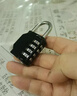 惠利得三位密碼鎖掛鎖金屬防水防銹行李箱宿舍柜密碼鎖 三位密碼鎖【黑色丨小號】 【做工精細(xì)】 曬單實(shí)拍圖