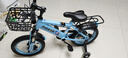 飛鴿兒童自行車(chē)3-6歲6-12歲幼兒自行車(chē)寶寶腳踏車(chē)男孩女孩童車(chē)單車(chē) 【高配減震款】輻條輪 海洋藍 14寸【適合95-120CM】 曬單實(shí)拍圖