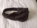 飛花寬邊遮白發(fā)碎發(fā)松緊發(fā)帶網(wǎng)紅洗臉外出簡(jiǎn)約防滑壓發(fā)頭飾頭巾 咖啡 曬單實(shí)拍圖