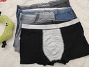 貓人【精梳棉-安心品質(zhì)】男士?jì)妊澞屑兠蘅咕Q絲襠男生四角平角短褲 曬單實(shí)拍圖