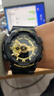 卡西歐（CASIO） 男表黑武士G-SHOCK運動(dòng)手表小鋼炮黑金防水時(shí)尚石英腕表送男友 GA-110GB-1A(黑金手鏈) 曬單實(shí)拍圖