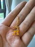 中國黃金（CHINA GOLD）一鹿有你黃金項(xiàng)鏈女足金麋鹿吊墜中秋節(jié)禮物送女友老婆生日結(jié)婚 [京速達(dá)]足金麋鹿吊墜+足金鏈 曬單實(shí)拍圖