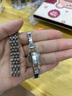 歌迪（GEDI）手表女學(xué)生小巧精致高顏值初高中生品牌國(guó)表女士石英腕表生日禮物 銀白【禮盒三件套】 曬單實(shí)拍圖