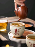 泥土故事汝窯陶瓷茶杯主人杯創(chuàng  )意生日禮物結婚訂婚新婚喬遷實(shí)用伴手禮品 曬單實(shí)拍圖