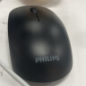 飞利浦（PHILIPS） 无线鼠标可充电静音非蓝牙便携台式电脑办公商务人体工学男女生适用惠普华硕 经典黑（电池版） 实拍图