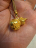 老鋪黃金古法手工足金花絲葫蘆（2號）吊墜（配繩） 金重約23.8g 曬單實(shí)拍圖
