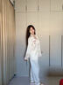 GP Memory可愛(ài)kitty冰絲睡衣女春秋新款送閨蜜女友生日禮物家居服禮盒套裝 甜美Kitty【長(cháng)袖長(cháng)褲】 兩件套 M 【建議80-100斤】 曬單實(shí)拍圖
