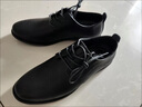 啄木鳥(niǎo)真皮休閑皮鞋男商務(wù)正裝男鞋上班工作鞋子男透氣青年韓版鞋 黑色 39 曬單實(shí)拍圖