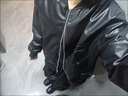 DALEY MODE女士外套秋2025復古廓形皮衣女新款甜酷風(fēng)機車(chē)服上衣秋季女裝 黑色外套 【高品質(zhì)雙層】 S 建議75-90斤左右 曬單實(shí)拍圖